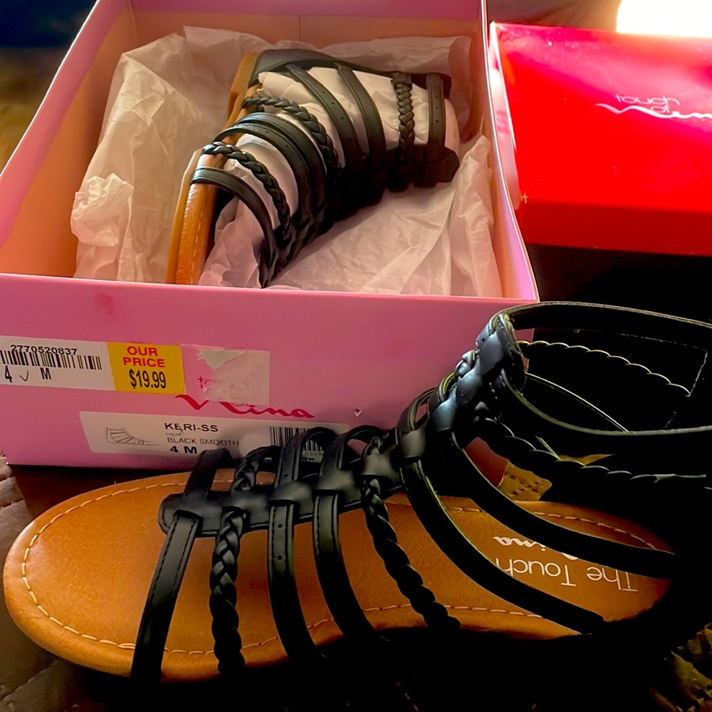 Black sandals